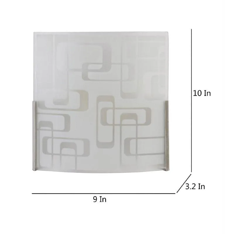 Abstract Block Glass Wall Lamp media 5