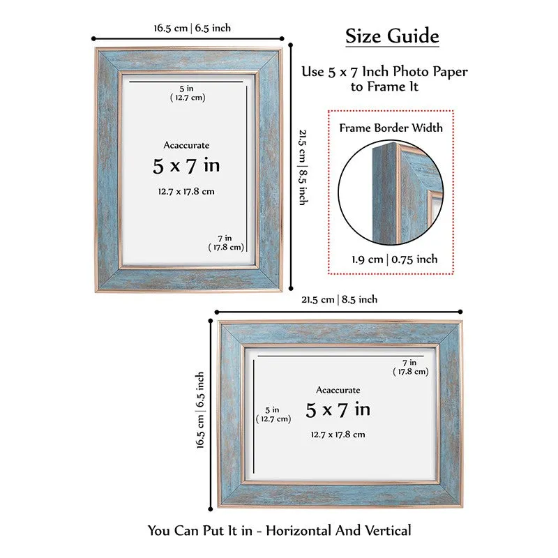 Cobalt PVC Photo Frames - Set Of Two media 10