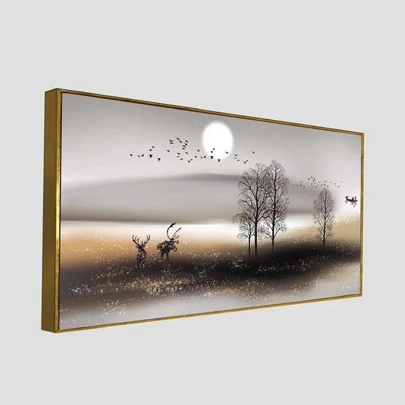 Blakesley Scape Wall Painting With Frame media 7