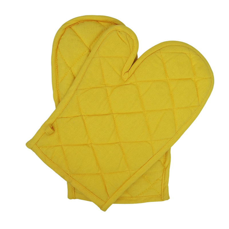 Swayam Garde Kitchen Gloves (Yellow) - Set Of Two media 5