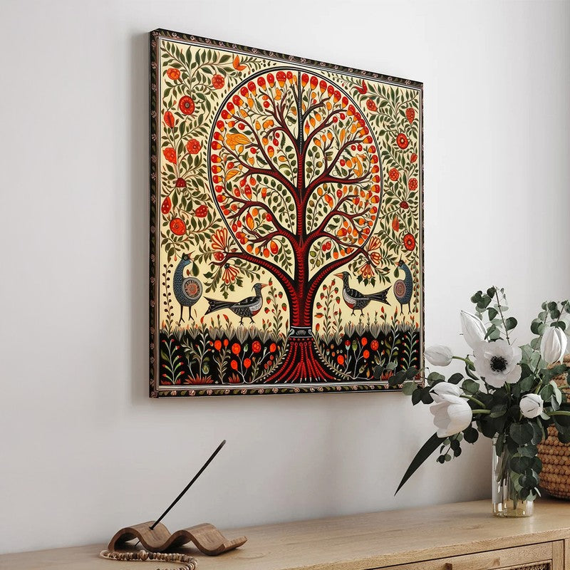 Madhubhani Nature Wall Art media 3