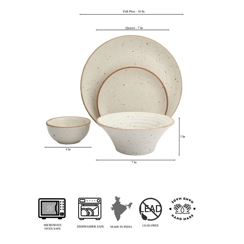 Rustline Stoneware Dinner Set - 14 Piece Set media 8