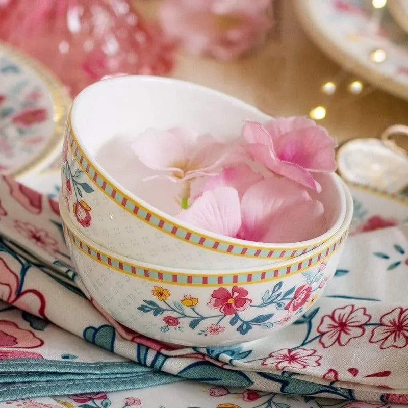 Raindrops And Roses 4 Bowl- Set Of Six media 1