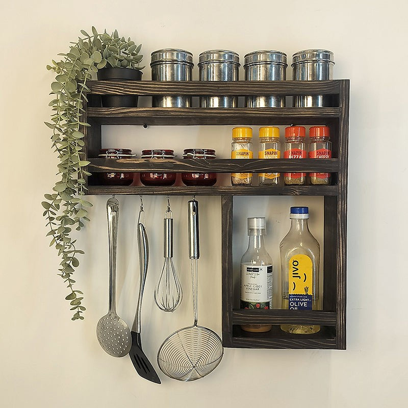 Stratos Wooden Kitchen Storage Rack media 4