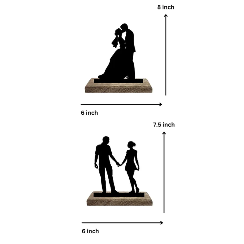 Endearing Connection Showpiece - Set Of Two media 7