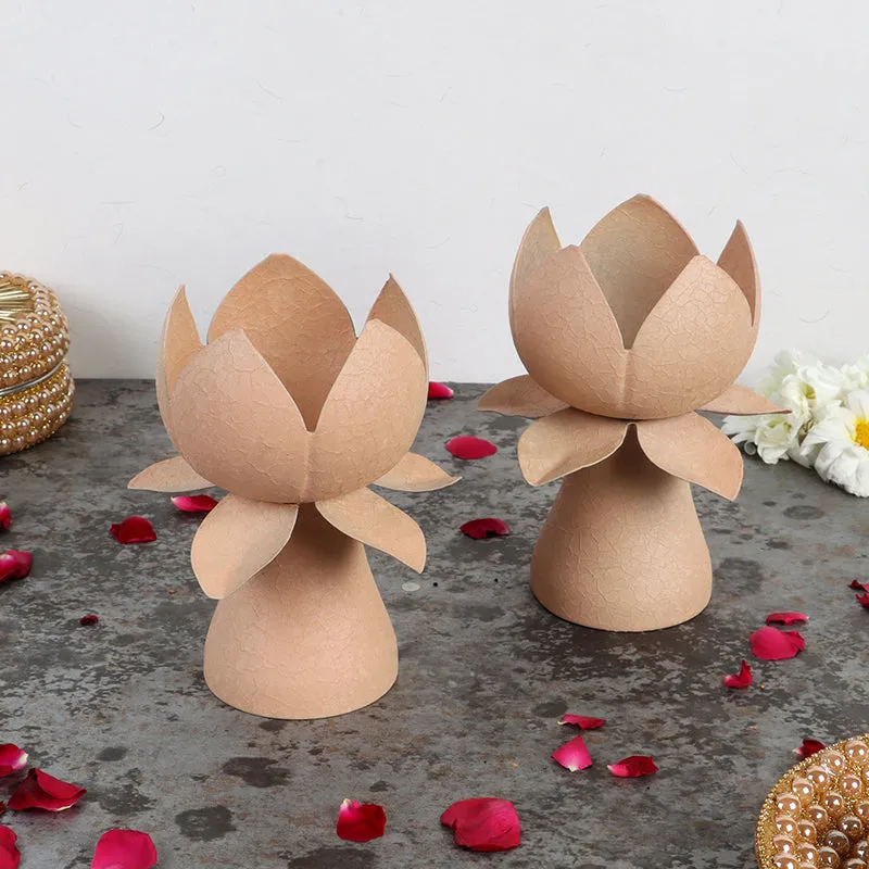 Lotus Charm Candle Holder - Set Of Two media 6
