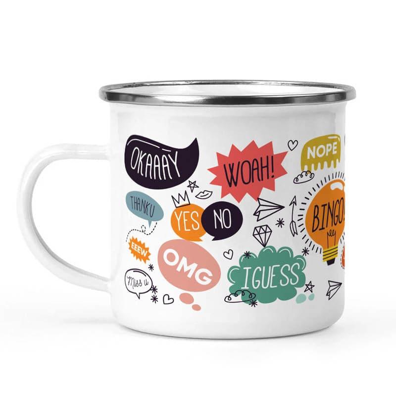 Funky Stainless Steel Coffee Mug (330 mL) media 3