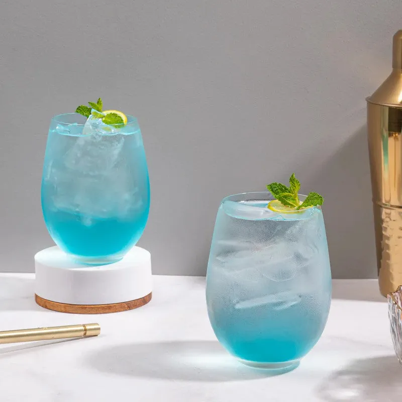 Spherical Glasses (Transparent,320 mL Each) - Set Of Six media 5