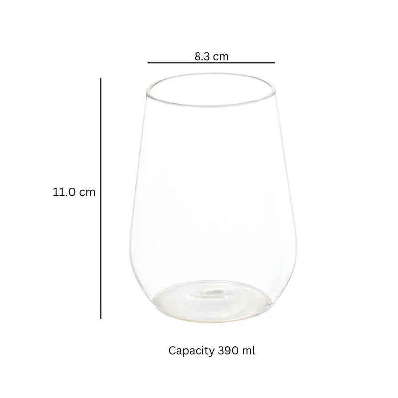 Sunset Amber Highball Glasses(390 mL) - Set Of Six media 6
