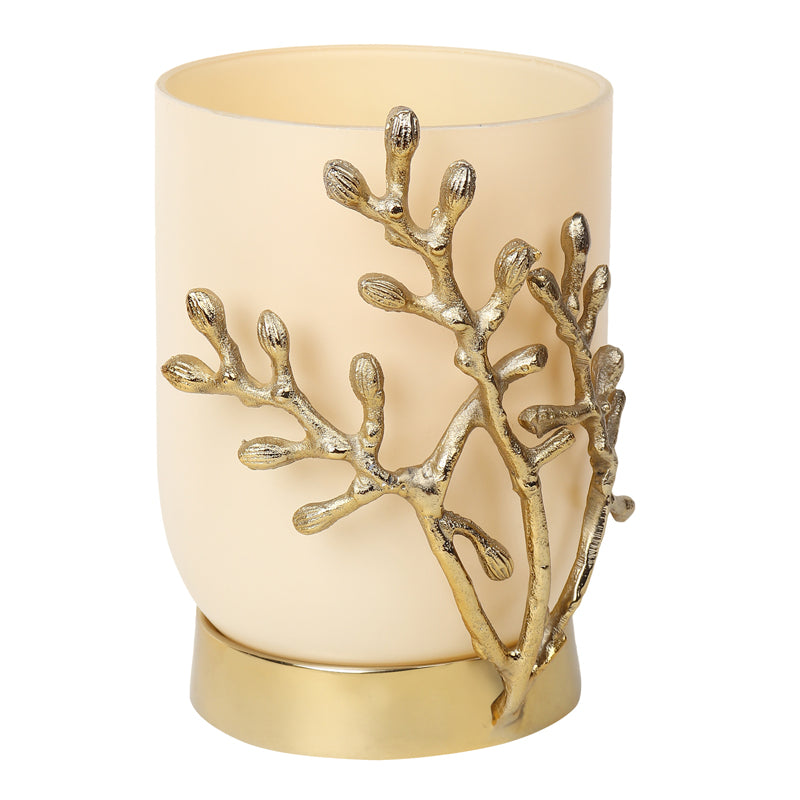 Roscoe Gemma Vase - Cream & Gold media 5