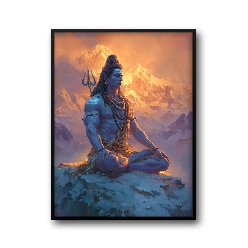 Mahadev in Deep Trance II Archival Paper Wall Art media 7