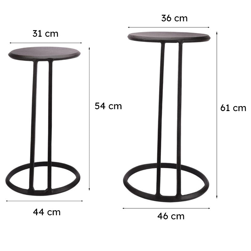 Milto Accent Table (Black) - Set Of Two media 6