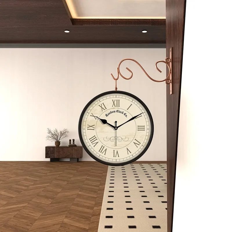 Heritageon Double Sided Wall Clock media 1