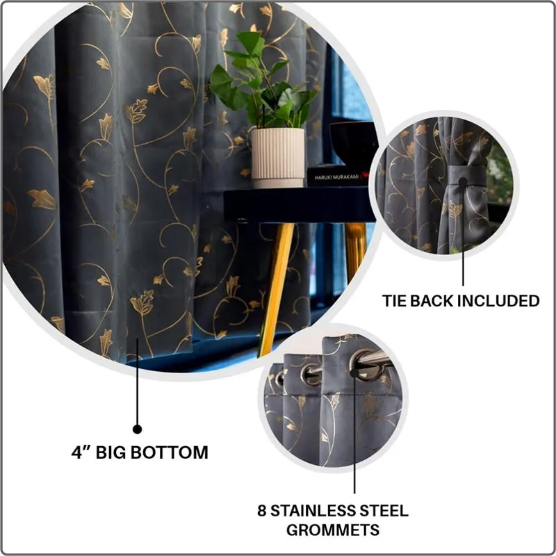 Urban Space Vinya I Blackout Curtain - Black media 6