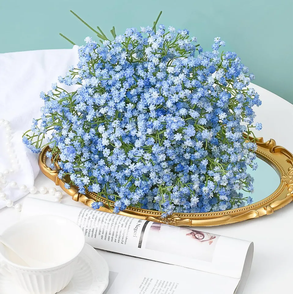 Meadow Babys Breath Artificial Flower - Set Of Two media 11