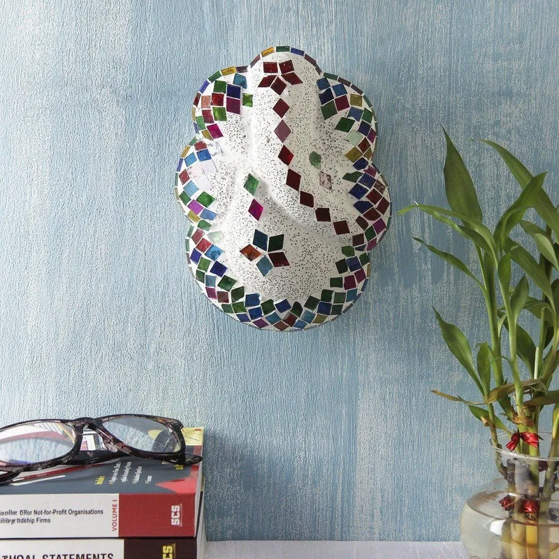 Vighnaharta Ganpati Glass Wall Lamp - Multicolor media 3