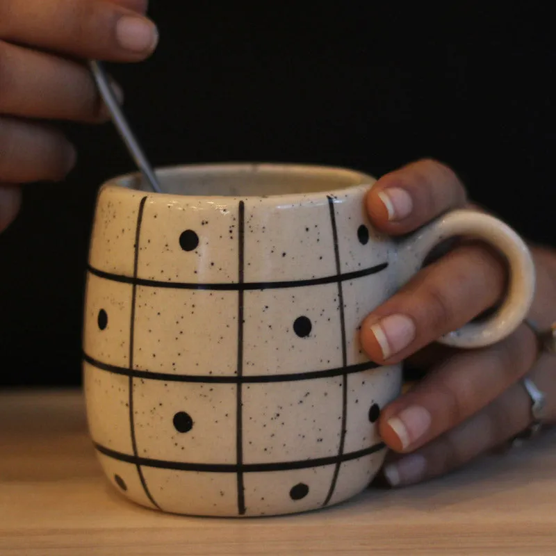 Enoch Ceramic Tea Cup (230 mL Each) - Set of Two media 3