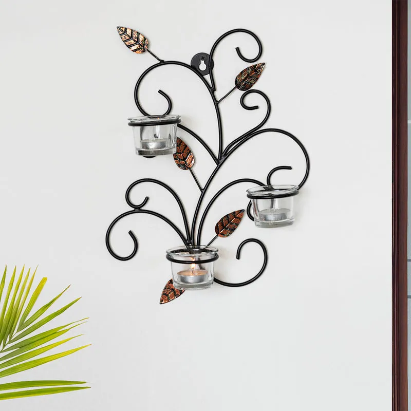Amuda Handcrafted Wall Tealight Candle Holder media 1