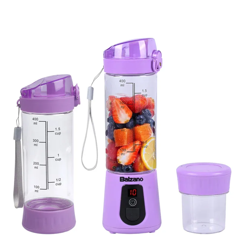 Balzano Wireless Travel Blender - Purple media 1