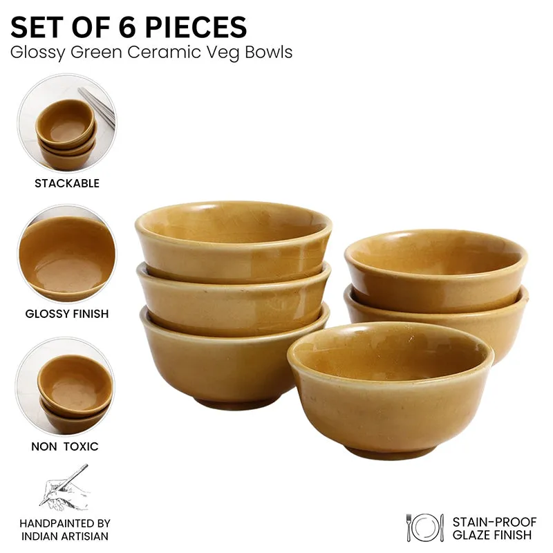 Brienne Ceramic Soup Bowl (150 mL/Brown) - Set Of Six media 3