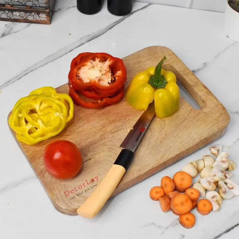 Slab Slice Wood Chopping Board media 1