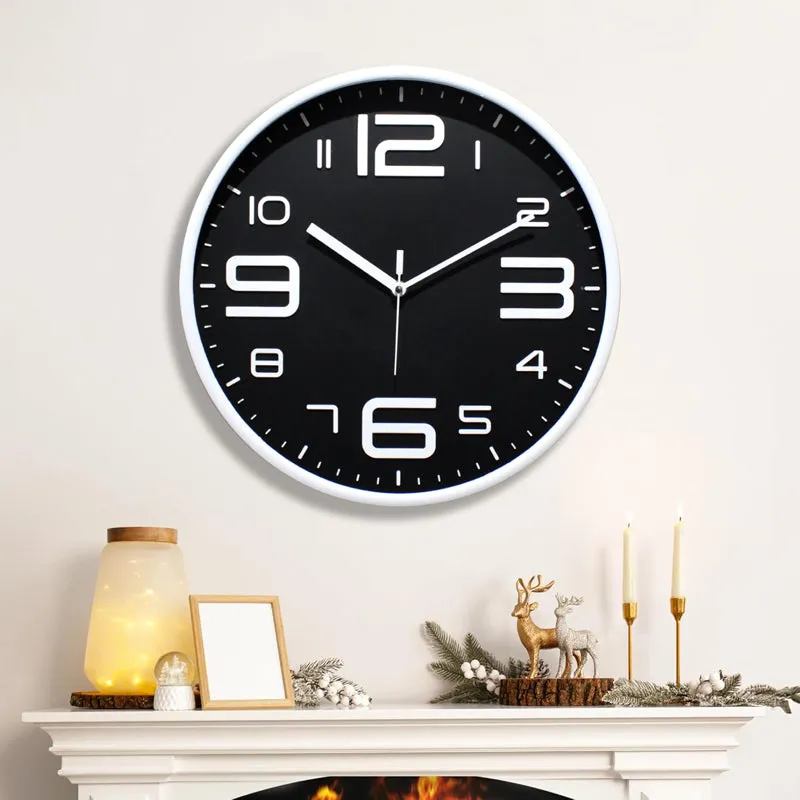 Cadence Analog Wall Clock - Black media 1