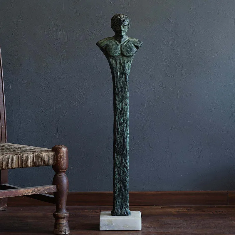 French Sculpt Aluminium Showpiece - Green media 1