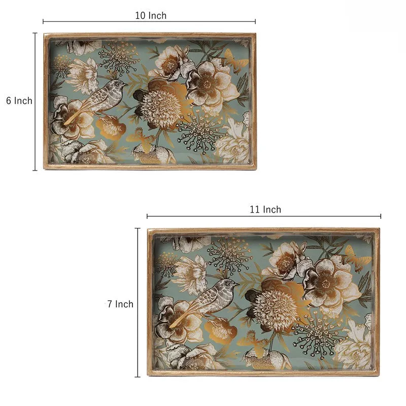 Mughal Gaja Regal Serving Tray - Set Of Two media 5