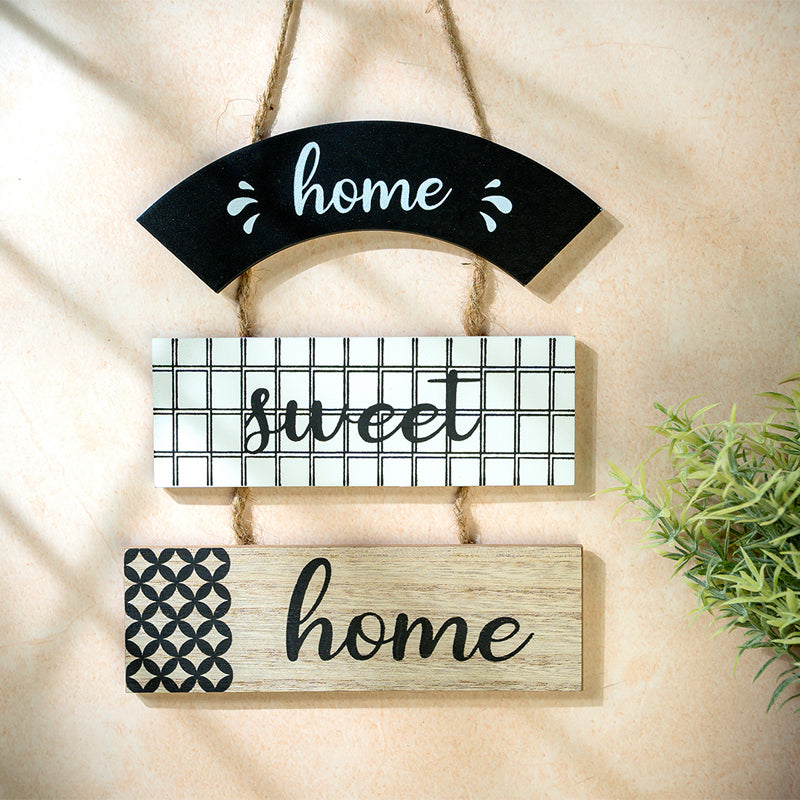 Sweet Home Wooden Wall Accent