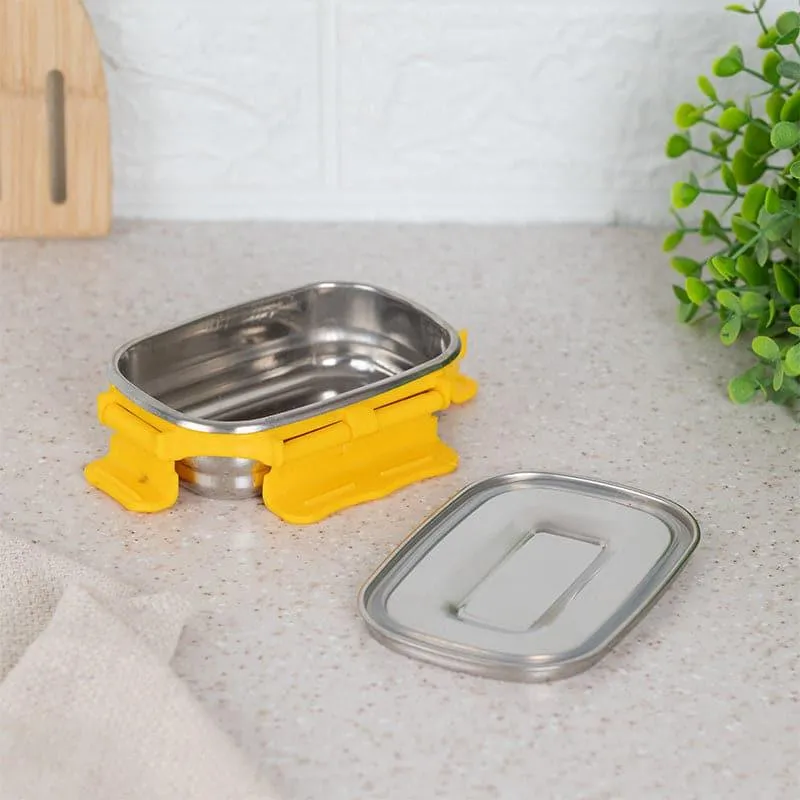 Savory Insulated Steel Lunch Box (Yellow) - 150 mL media 5