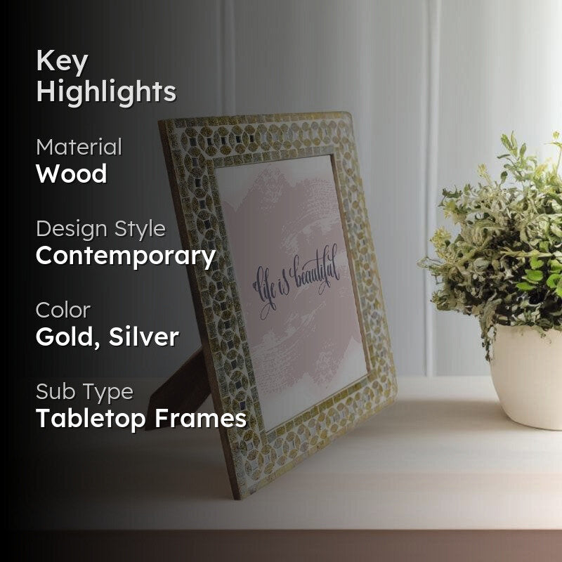 Memories Bound Photo Frame - Gold media 2