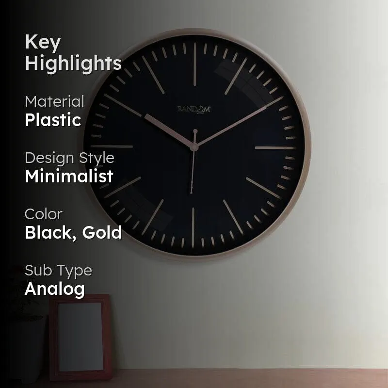 Aster Wall Clock - Rose Gold media 2