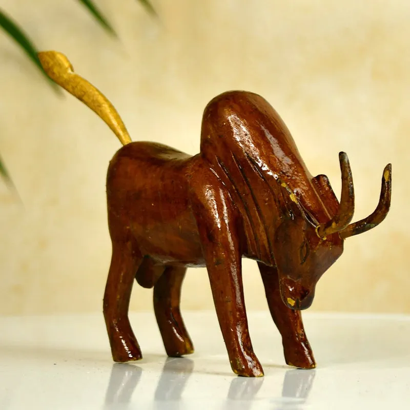 Timber Taurus Wood Showpiece media 3