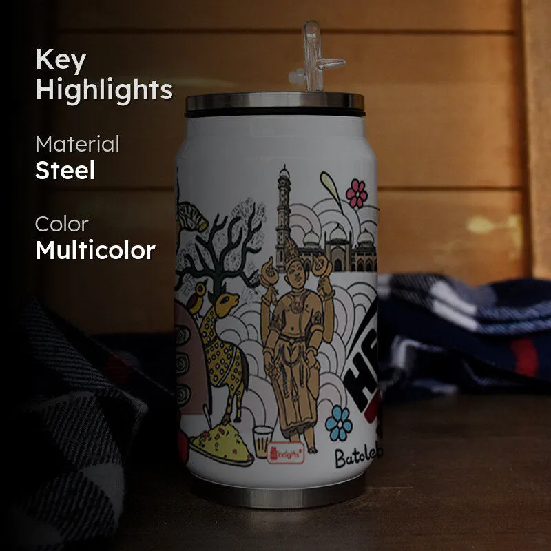 Heart Of India Steel Sipper - 350 mL media 2