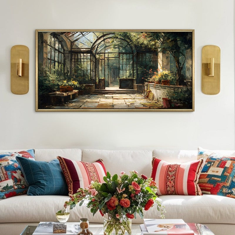 Classic European Botanical Atrium Wall Art