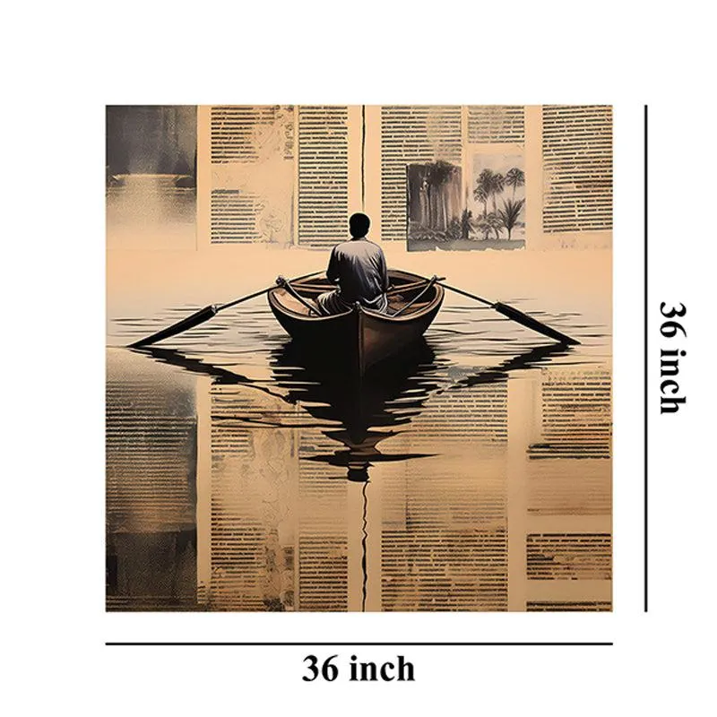Voyage To The Sea Wall Painting media 7