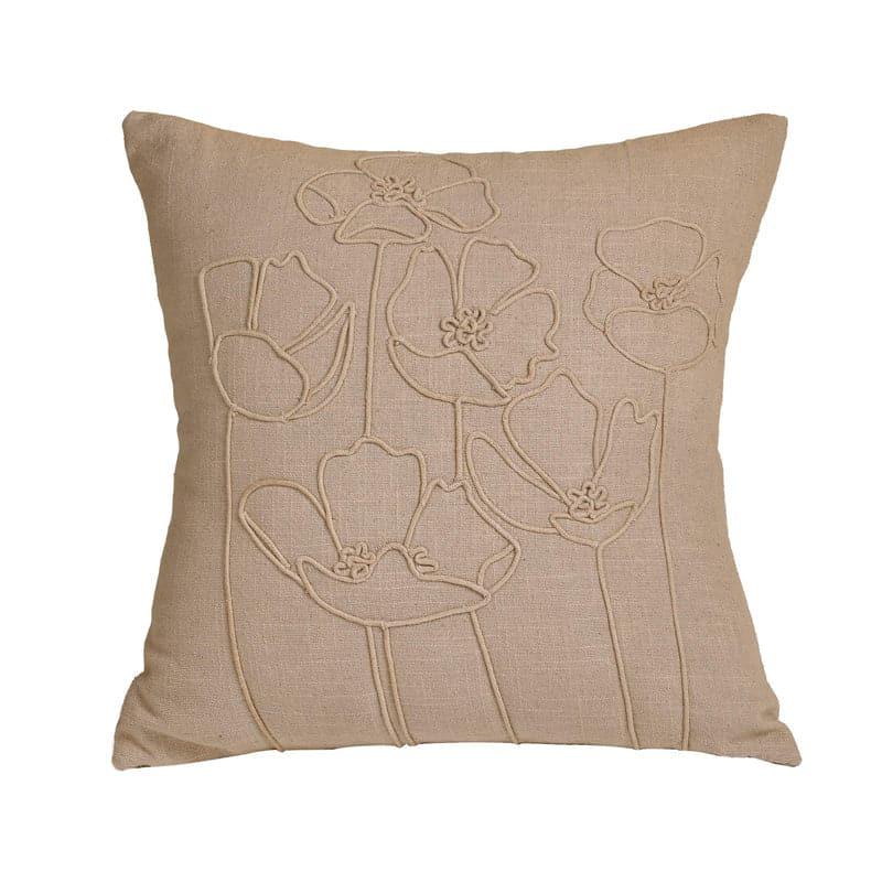 Flora Doodle Embroidered Cushion Cover media 4