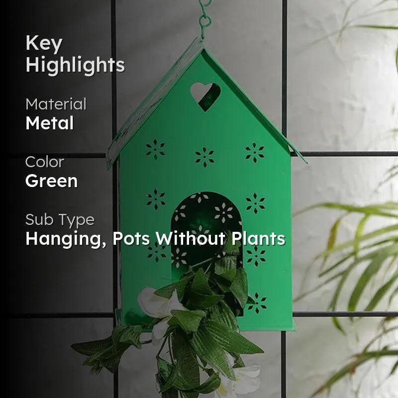 Hello Birds Green Birdhouse- Green media 2