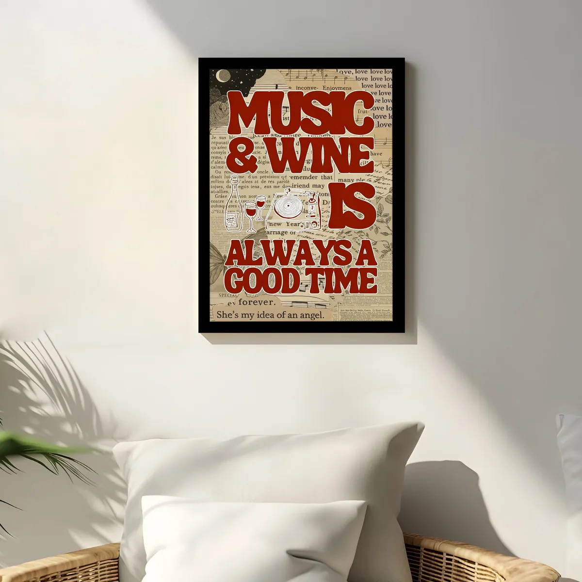 Music & Wine Wall Art & Painting media 5