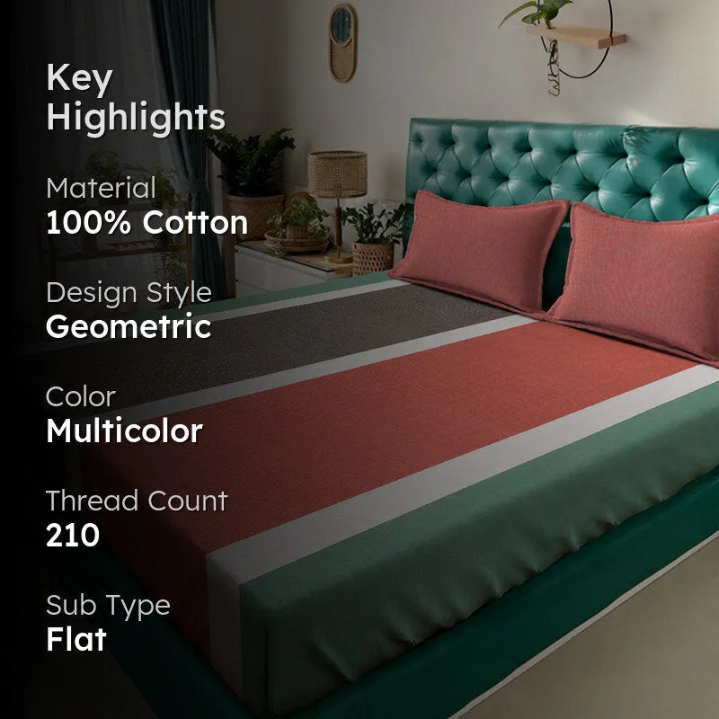 Matilda Cotton Bedsheet - 210 TC media 2