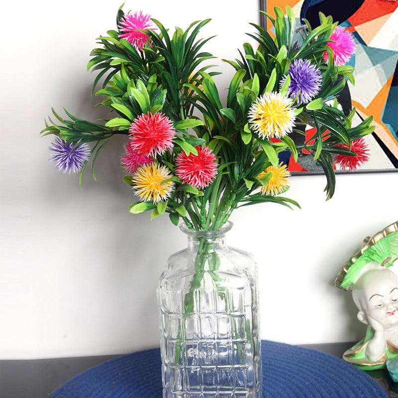 Faux Morca Flower Bunch (Multicolor) - Set Of Two