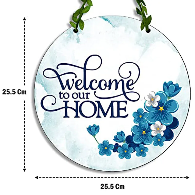 Welcome Home I Polyester & MDF Wall Hanging media 5