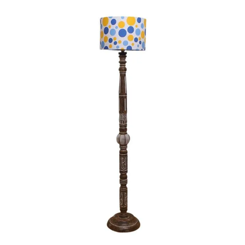 Colton Round Splashy Floor Lamp media 4