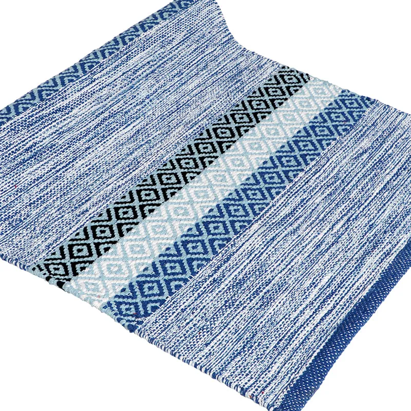 Runelle Cotton Runner Rug - Blue media 5