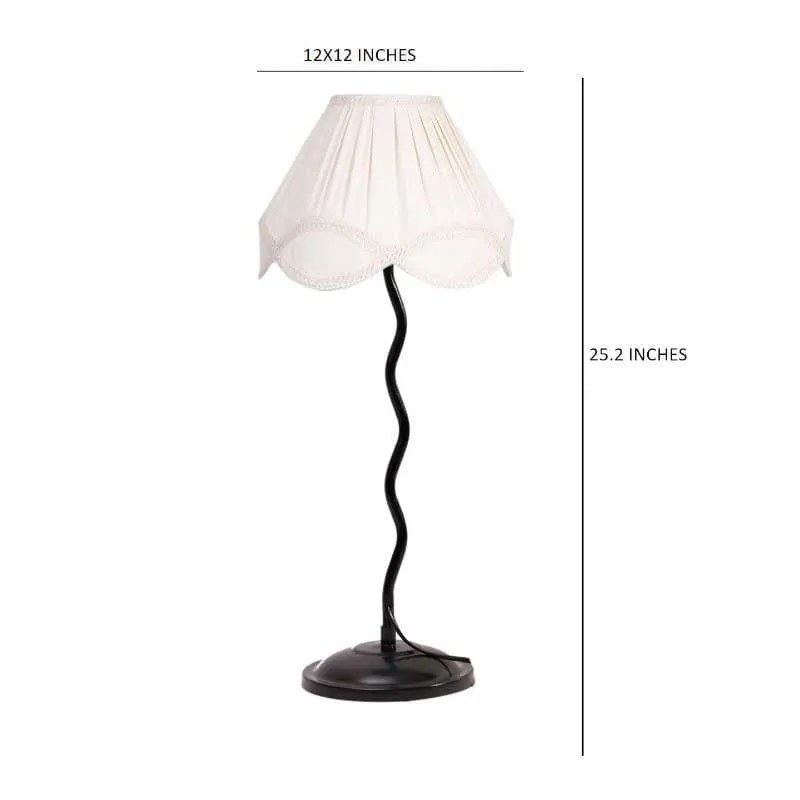 Feirra Fabric Table Lamp - White,Black media 7
