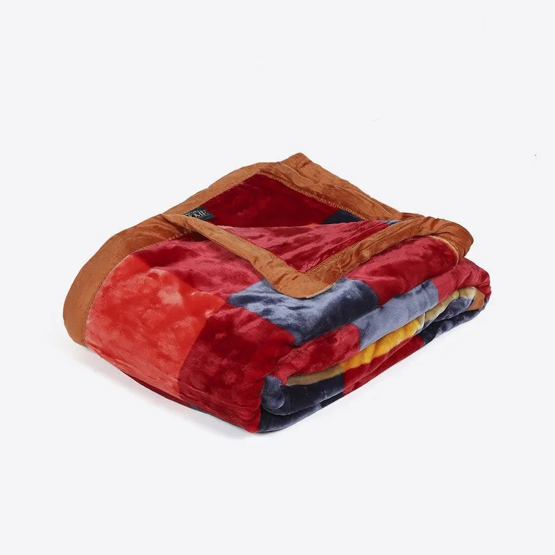 Monte Carlo Autumn Ember Blanket - 597 GSM media 5