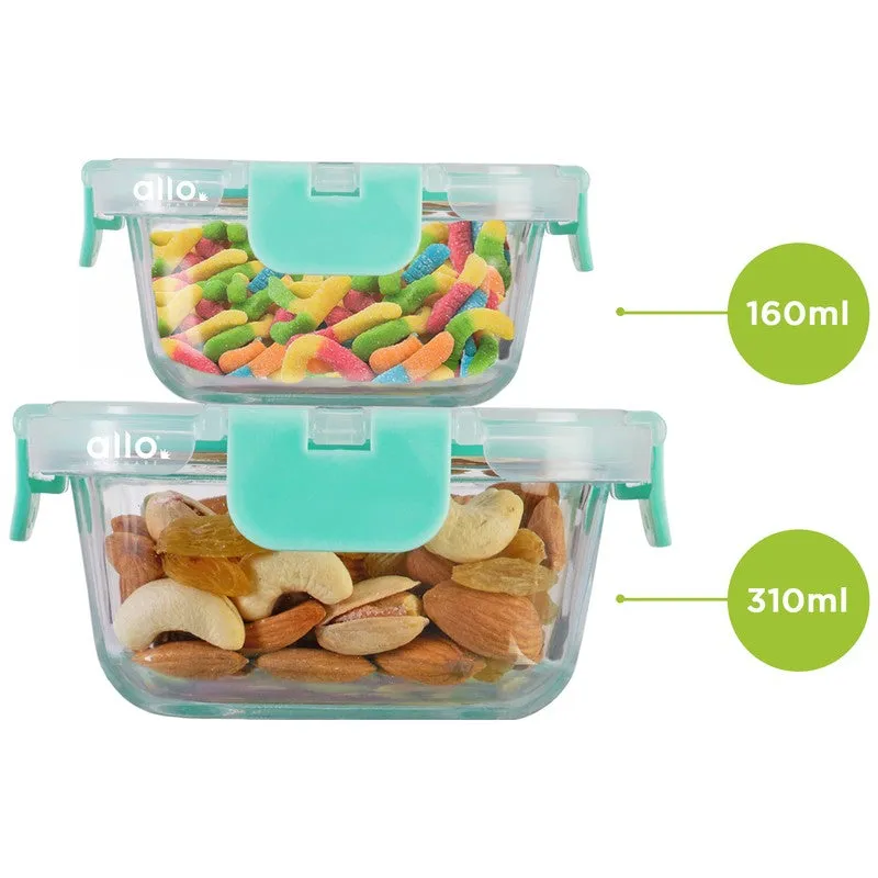 Snaksy Leak Proof Glass Lunch Box - Set Of Two media 10