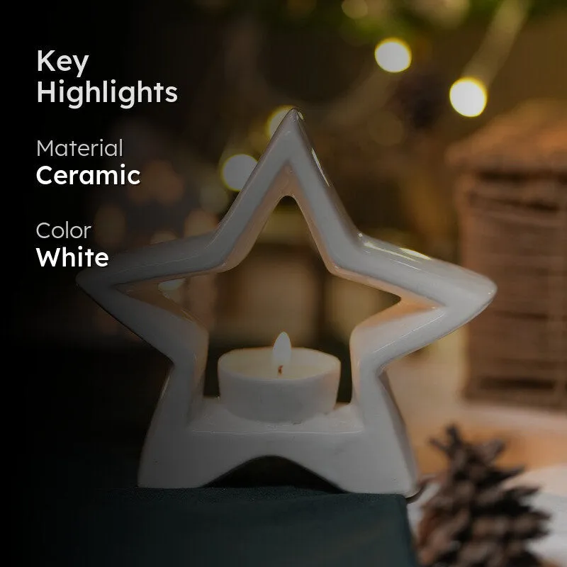 Christmas Star Tealight Holder media 2
