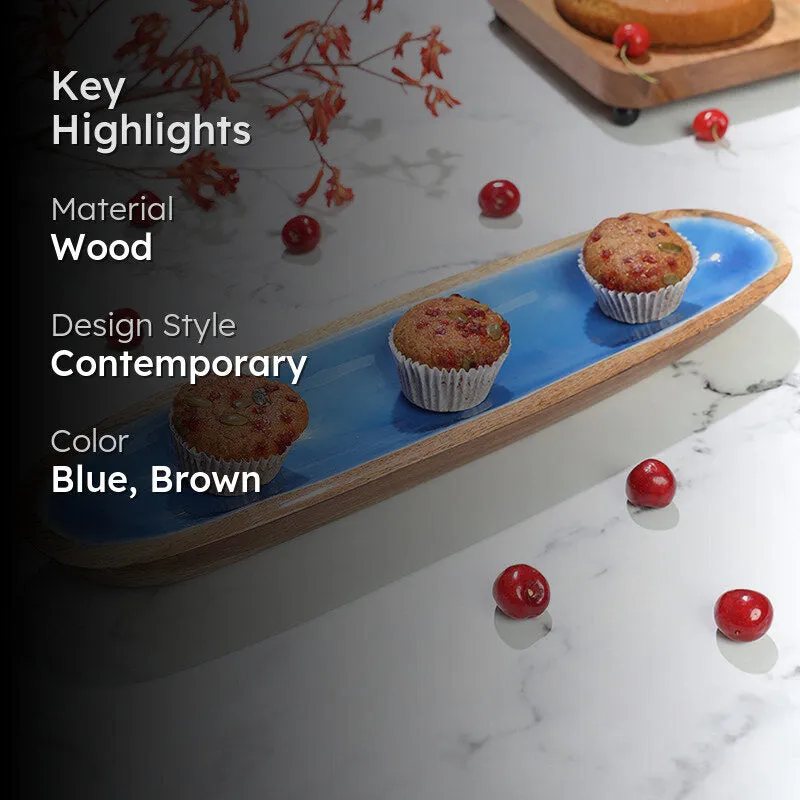 Oceanic Wood Platter media 2