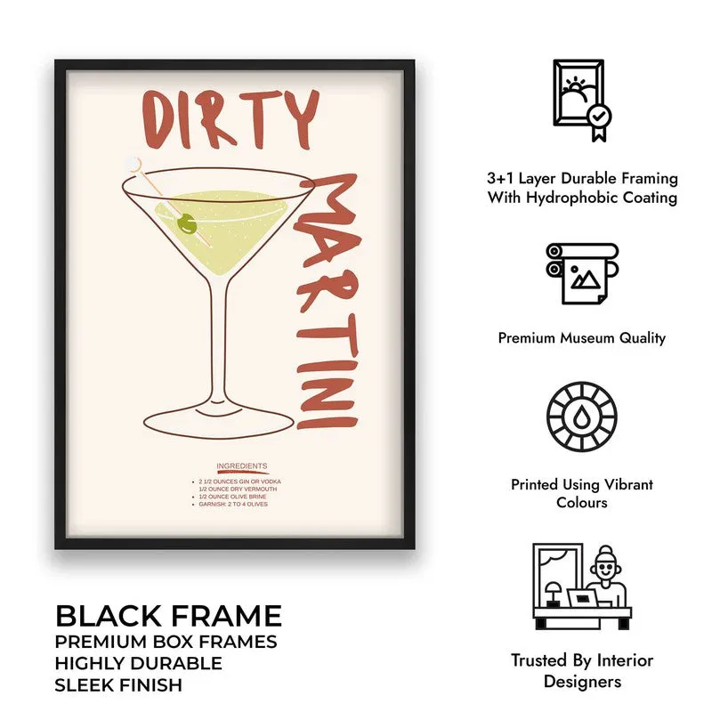 DirtyMartini Archival Canvas Wall Art - Black media 10